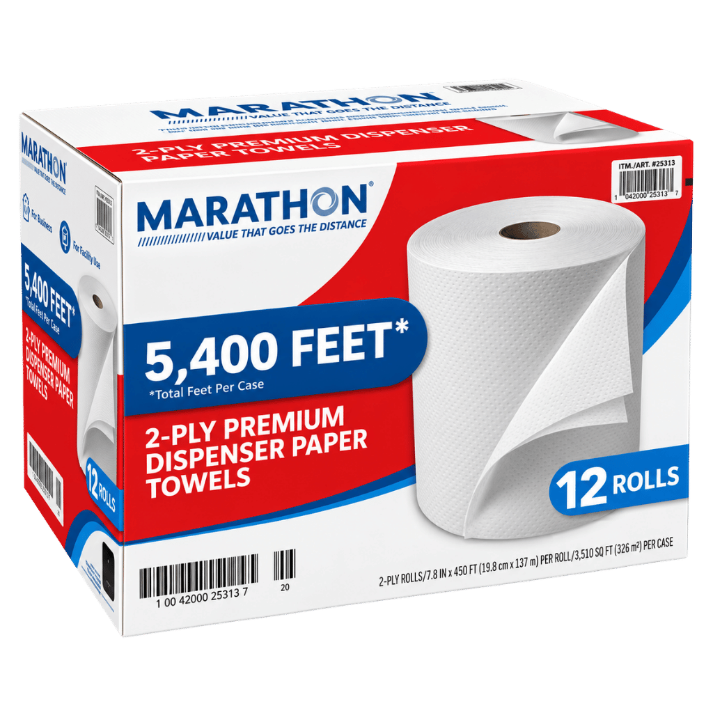 Marathon Dispenser Paper Towels 450 ft Rolls 12-count buy online USA - 1